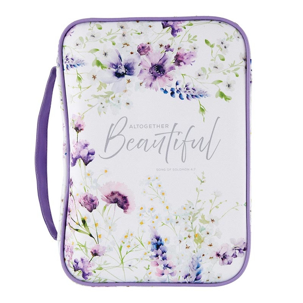 Bible Case Altogether Beautiful Purple Floral (05/25)