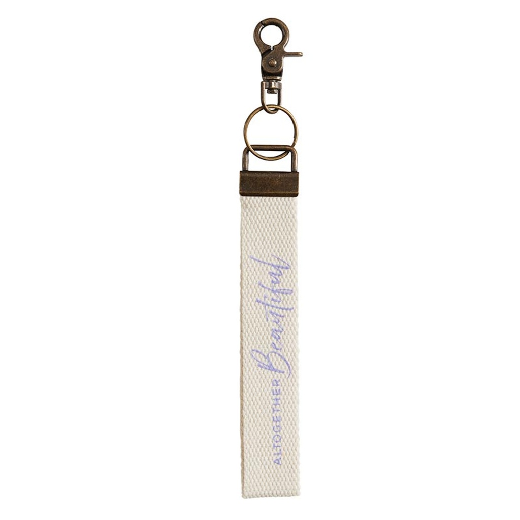 Keychain Altogether Beautiful Purple Floral (05/25)