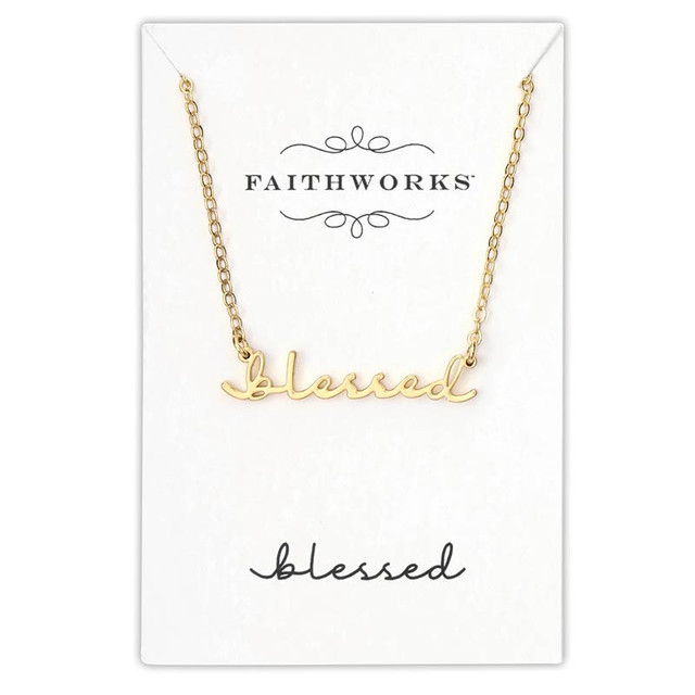 Necklace Blessed Gold Plated (05/25)