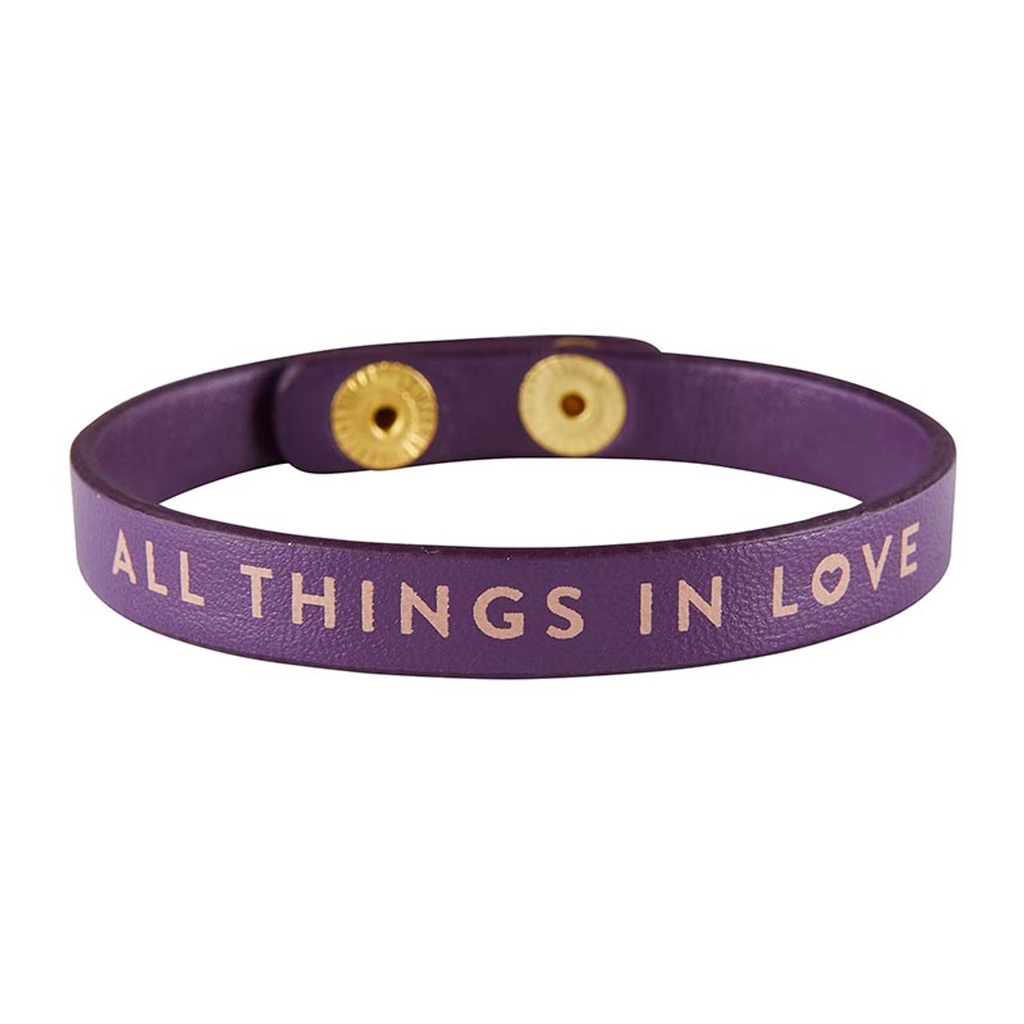 Snap Bracelet All Things Purple Vegan Leather (05/25)