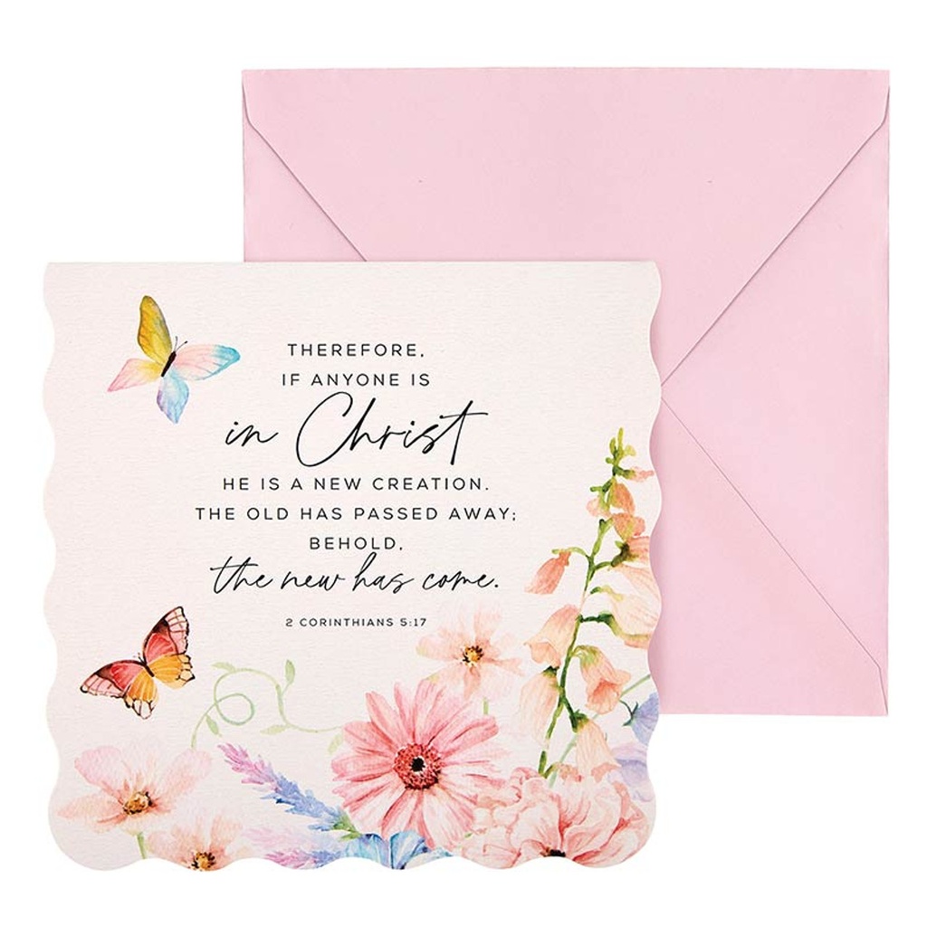Boxed Card Set New Creation Floral 12Pc (05/25)