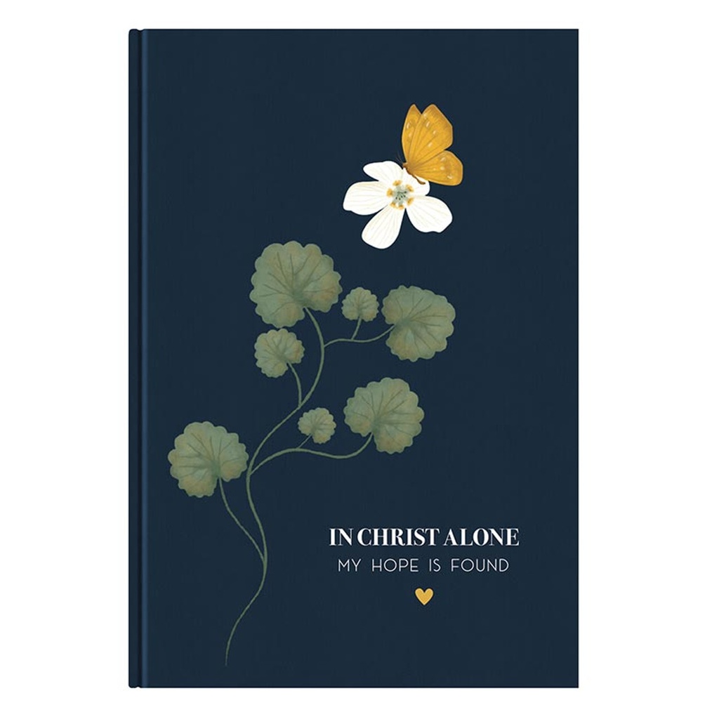 Embroidered Journal In Christ Alone Hardcover (05/25)