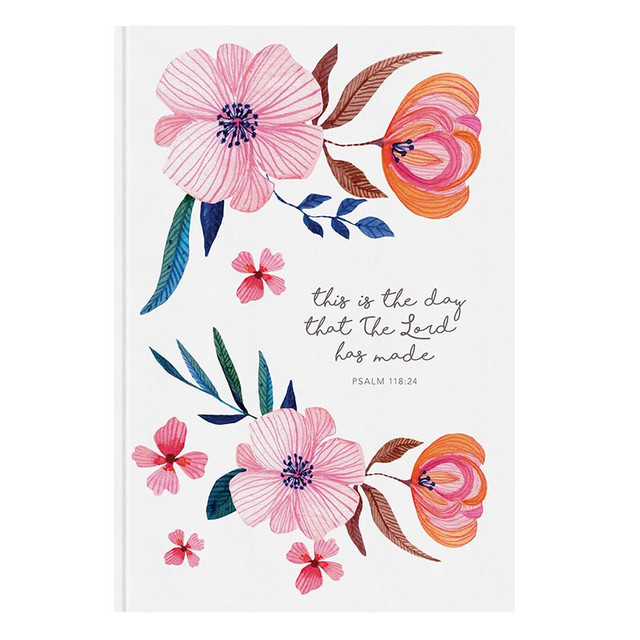 Emboirdered Journal This Is The Day Pink Floral (05/25)