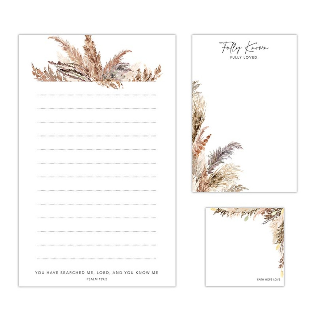 Notepad Set Fully Known Fully Loved Brown 3Pc (05/25)