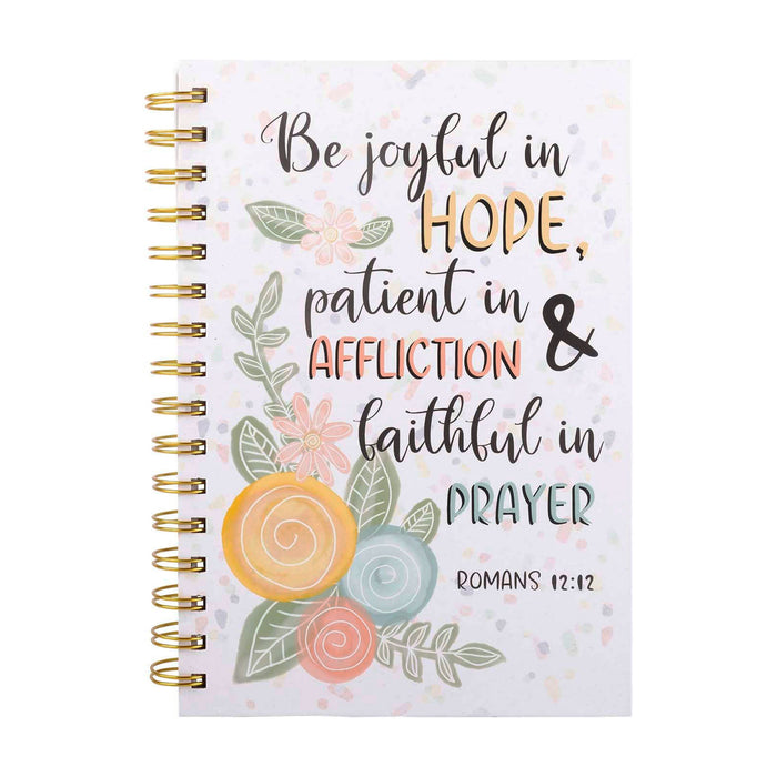 Guided Journal Be Joyful In Hope Wirebound (05/25)