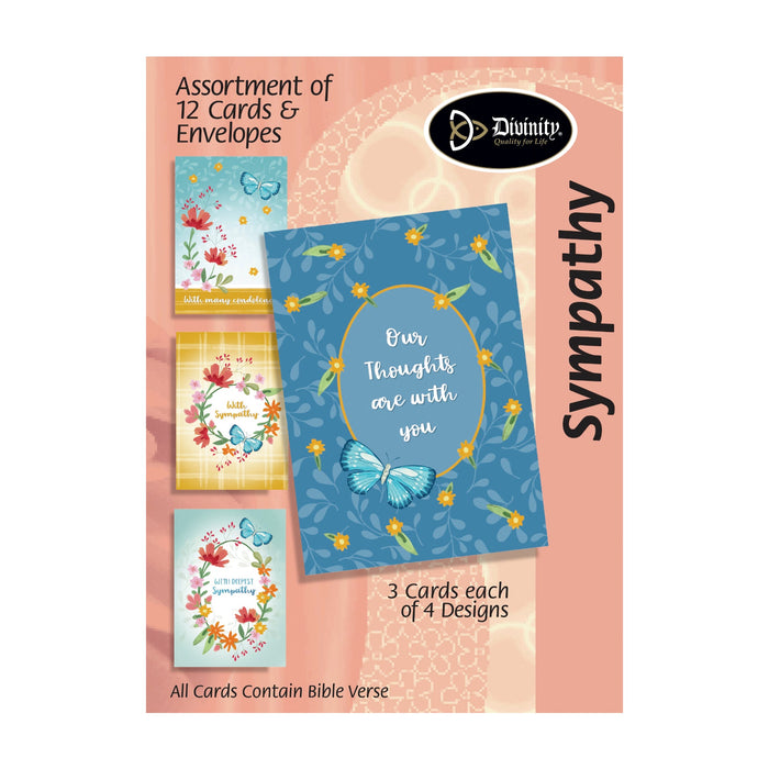 GC: Boxed Sympathy Colourful Floral 