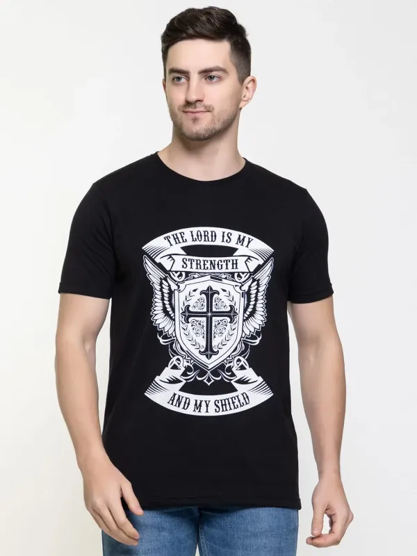 Tshirt Strength & Shield Black 2XL (08/25) 