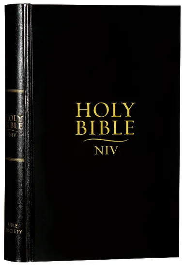 NIV Thinline Bible Black Hardcover