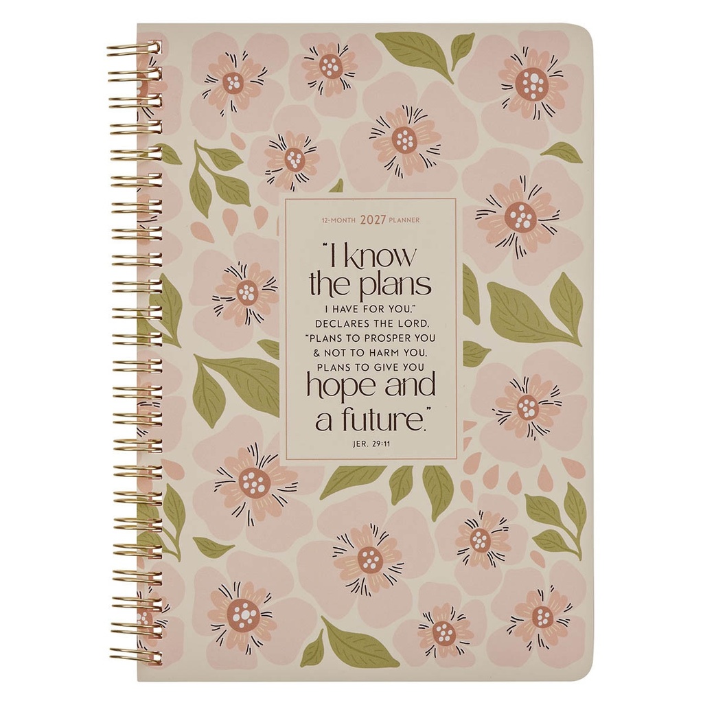 2027 12 Month Weekly Planner I Know The Plans 