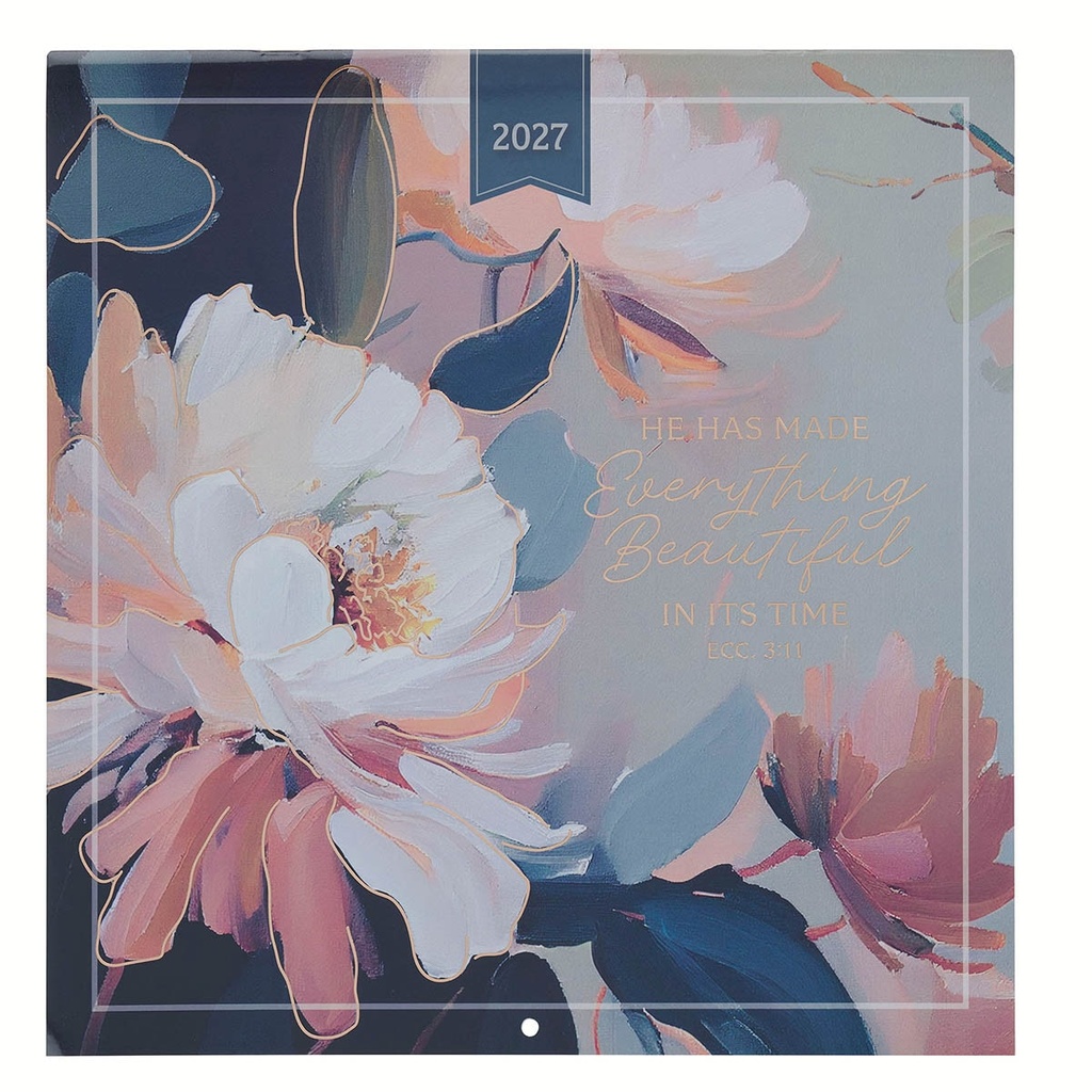 2027 Wall Calendar All Things Beautiful 