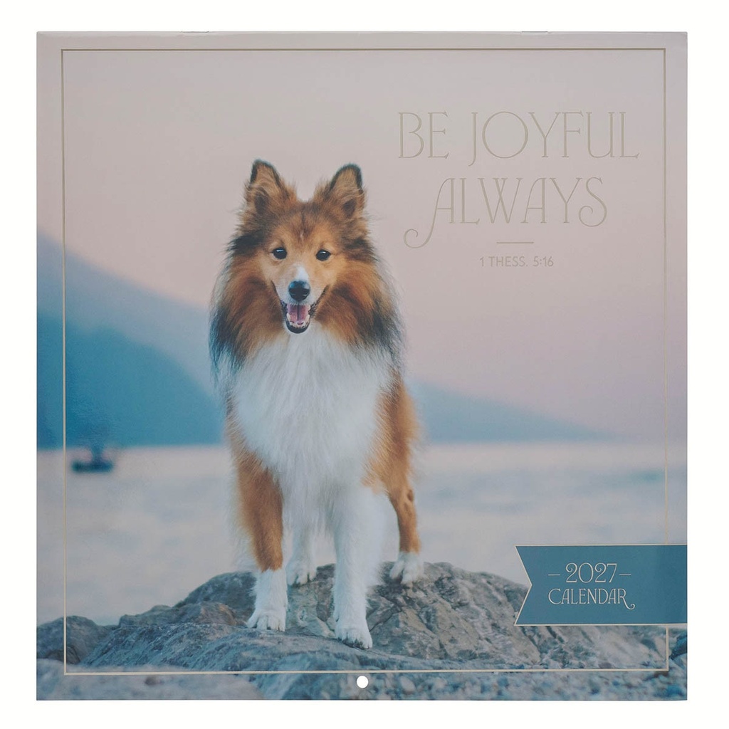 2027 Wall Calendar Be Joyful Always 
