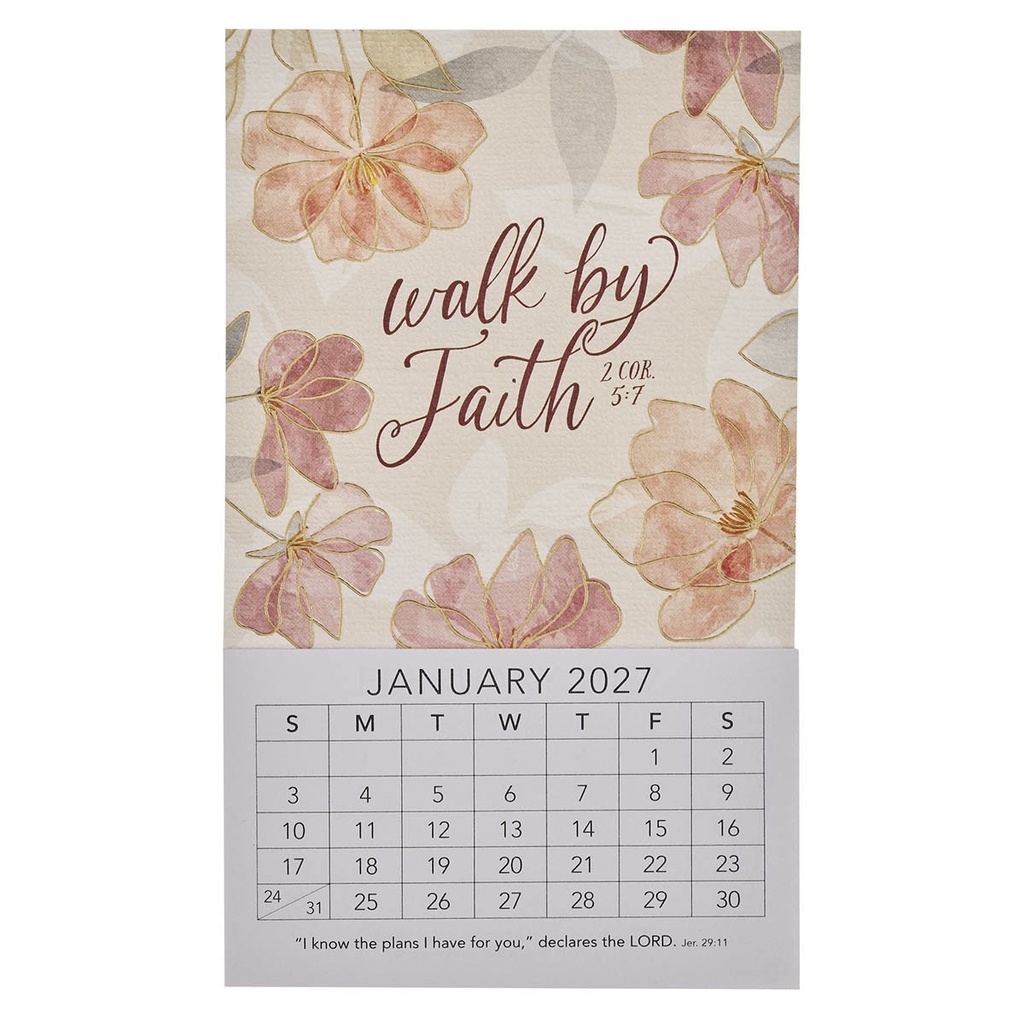 2027 Mini Magnetic Calendar Walk By Faith 