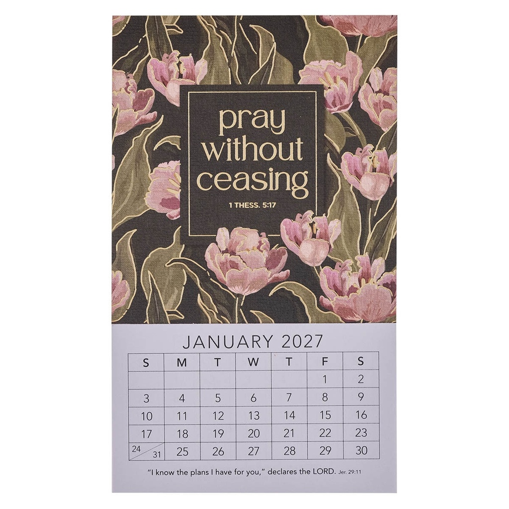 2027 Mini Magnetic Calendar Pray Without Ceasing