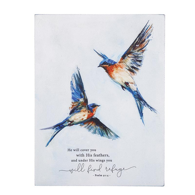 Word Block He Will Cover You With His Feathers (03/26)