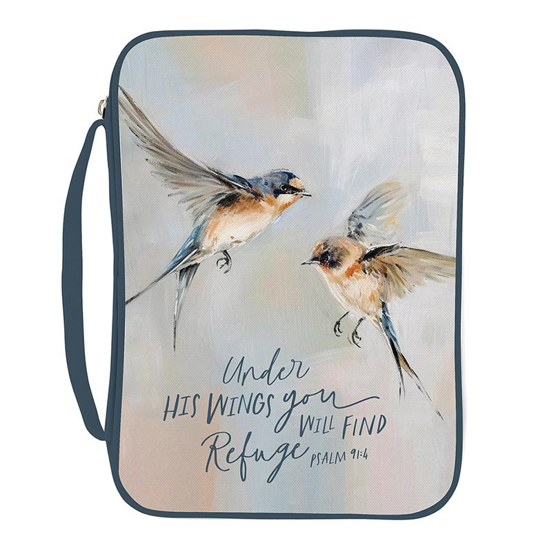 Bible Case Under His Wings You Will Find Refuge 