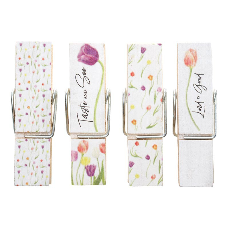 Bag Clips Taste and See Floral 4 Pack (03/26)
