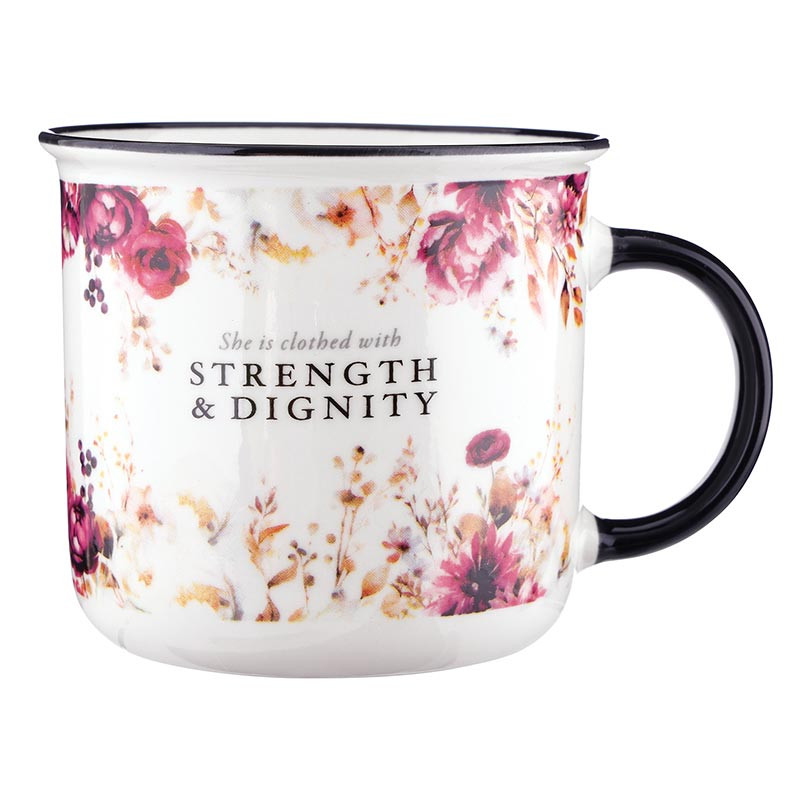 Mug She Is Clothed With Strength & Dignity (03/26)