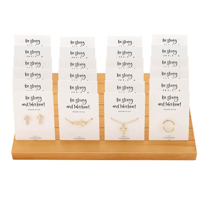 Mother of Pearl Cross Filled Display 24 Pieces 