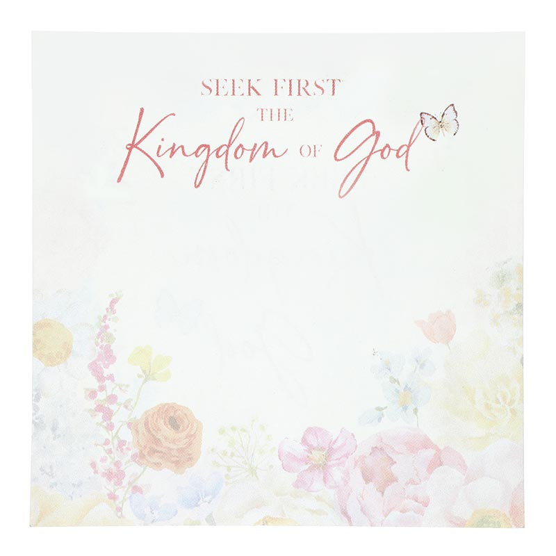 Prayer Sticky Notes Seek First The Kingdom of God (03/26)