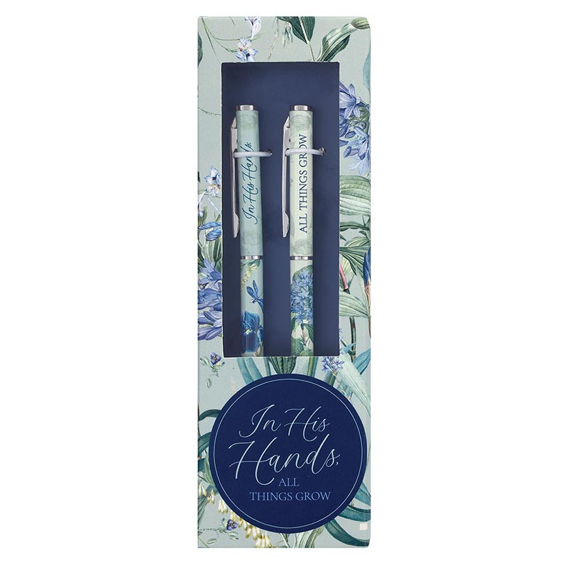 Pen Set In His Hands All Things Grow 2 Pack (03/26)