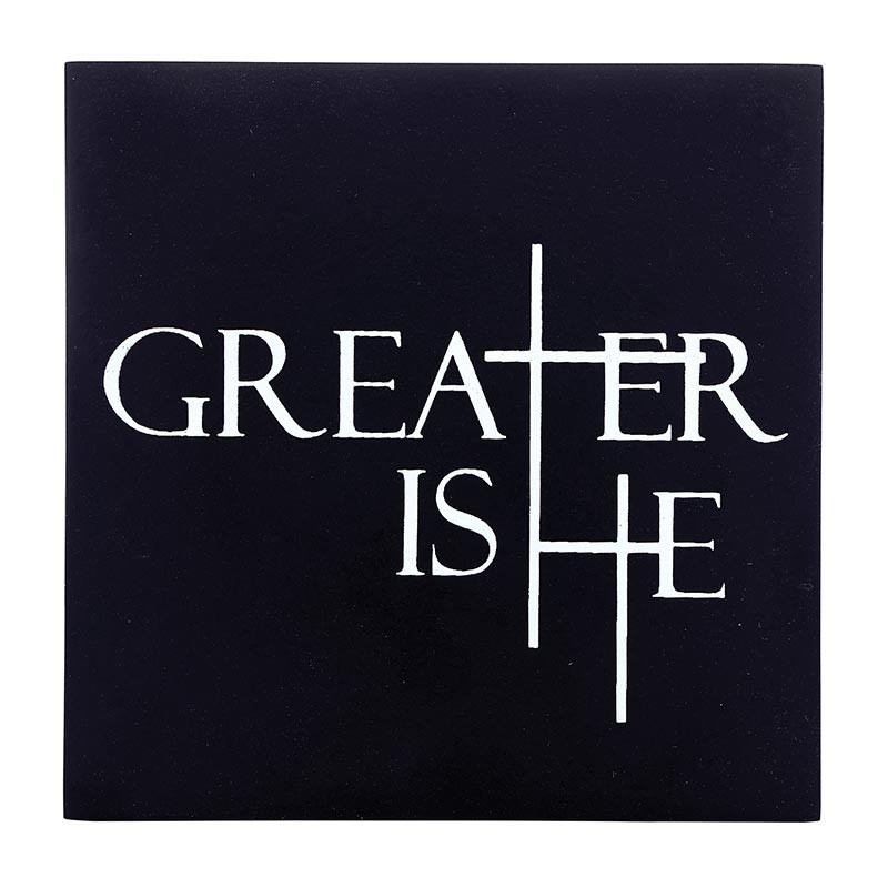 Word Block Greater Is He Black (03/26)