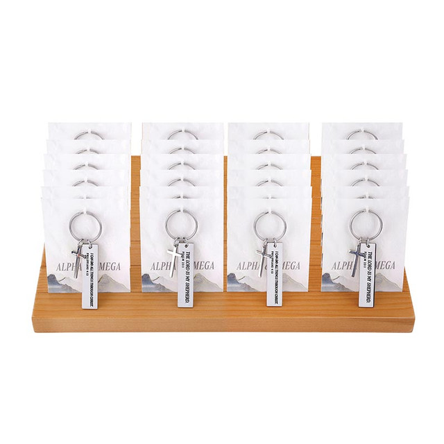 Keychain Alpha & Omega Display 24 Pieces (03/26)