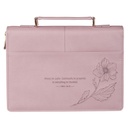 Bible Case Medium Be Joyful Fashion Dusty Mauve