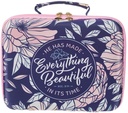 Bible Organizer Hardcover Floral Everything Beautiful Ecc. 3:19