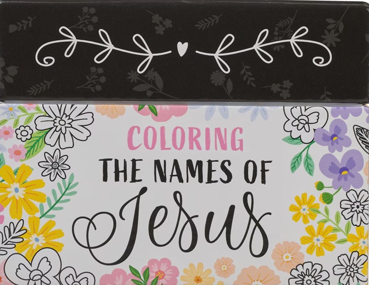 Colouring the Names of Jesus Boxed Cards