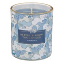 Glass Candle Seaside Breeze Scented Be Still & Know Ps. 46:10