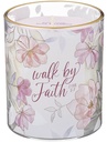 Glass Candle Walk By Faith 2 Cor. 5:7