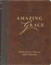 Daily Devotional Amazing Grace Two-Tone Brown Faux Leather