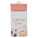 Double Eyeglass Case Amazing Grace Cream and Coral