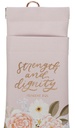 Double Eyeglass Case Strength & Dignity Pink Floral