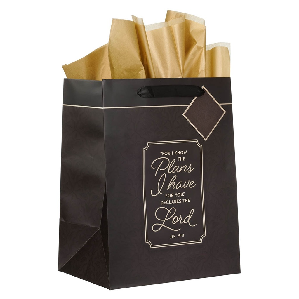 Gift Bag LG Portrait I Know the Plans Jer. 29:11