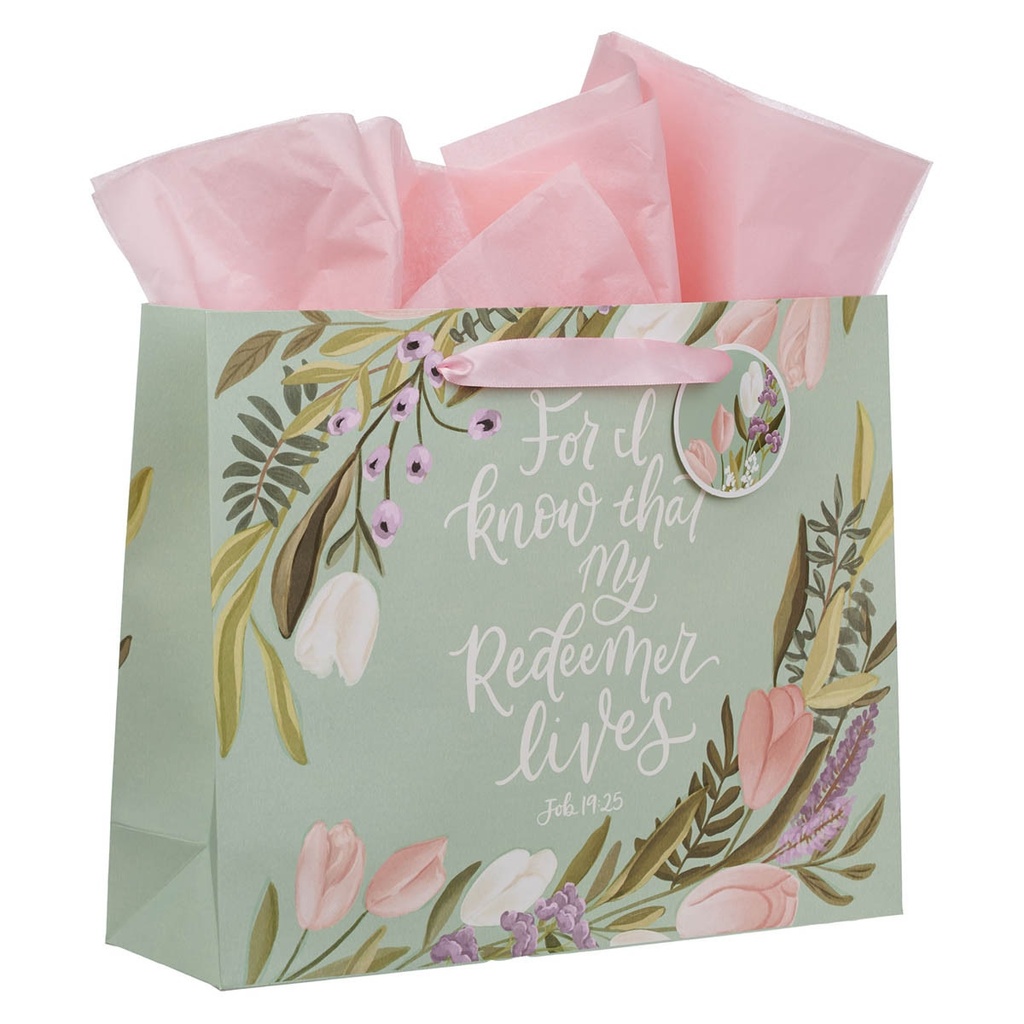 Gift Bag LG Landscape For I Know That My Redeemer Lives Job 19:25
