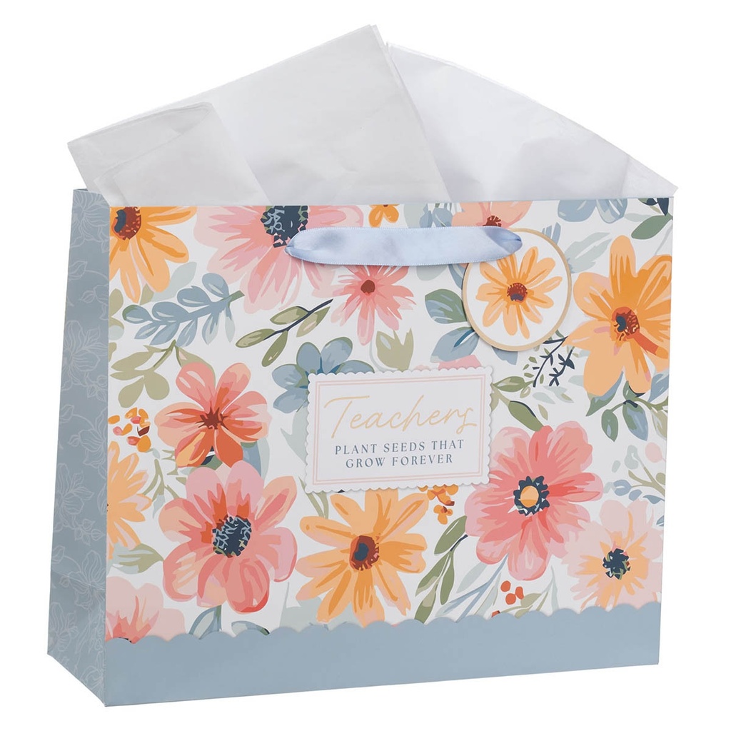Gift Bag LG Landscape Teachers Plant Seeds