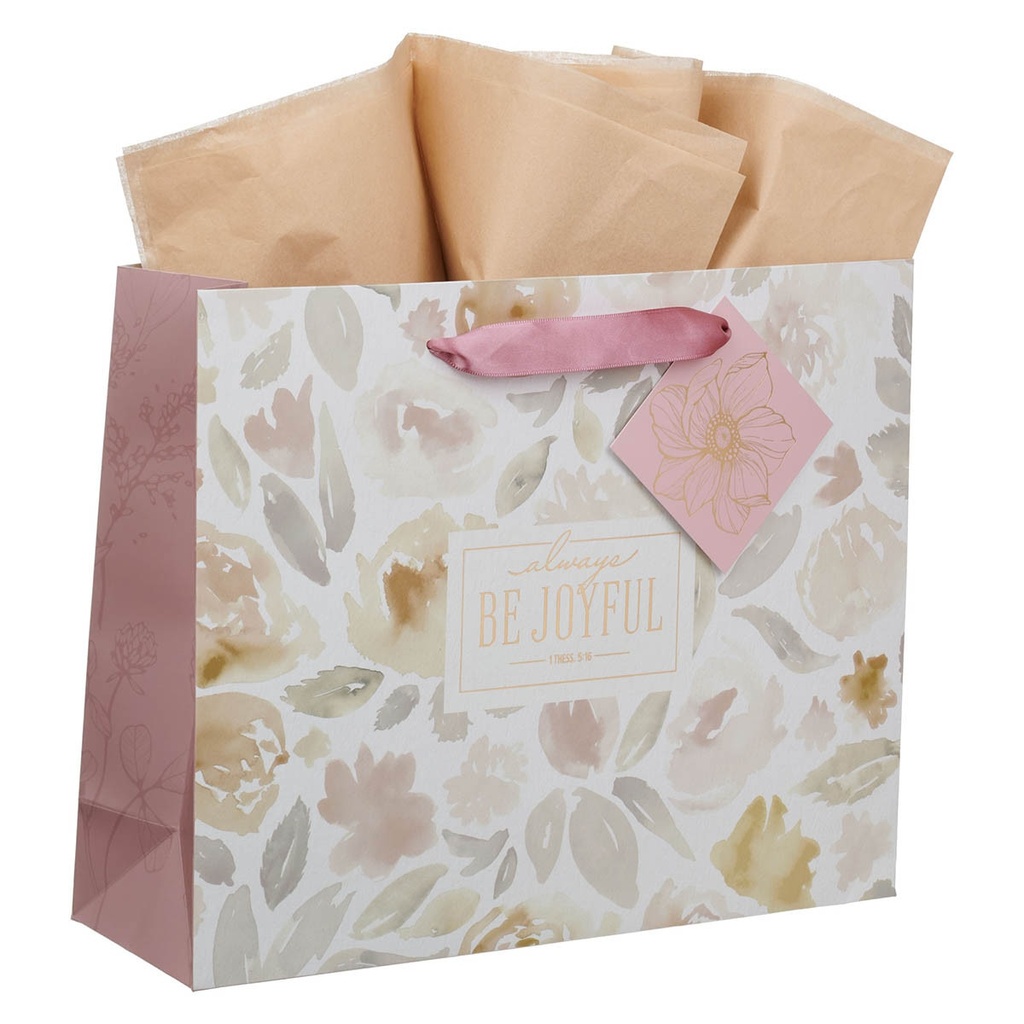 Gift Bag LG Landscape Be Joyful 1 Thess. 5:16