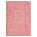 Journal Classic Zip Coral Those Who Trust In The Lord Isa. 40:31