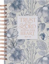 Journal Spiral Blue Floral Trust In the Lord Prov. 3:5