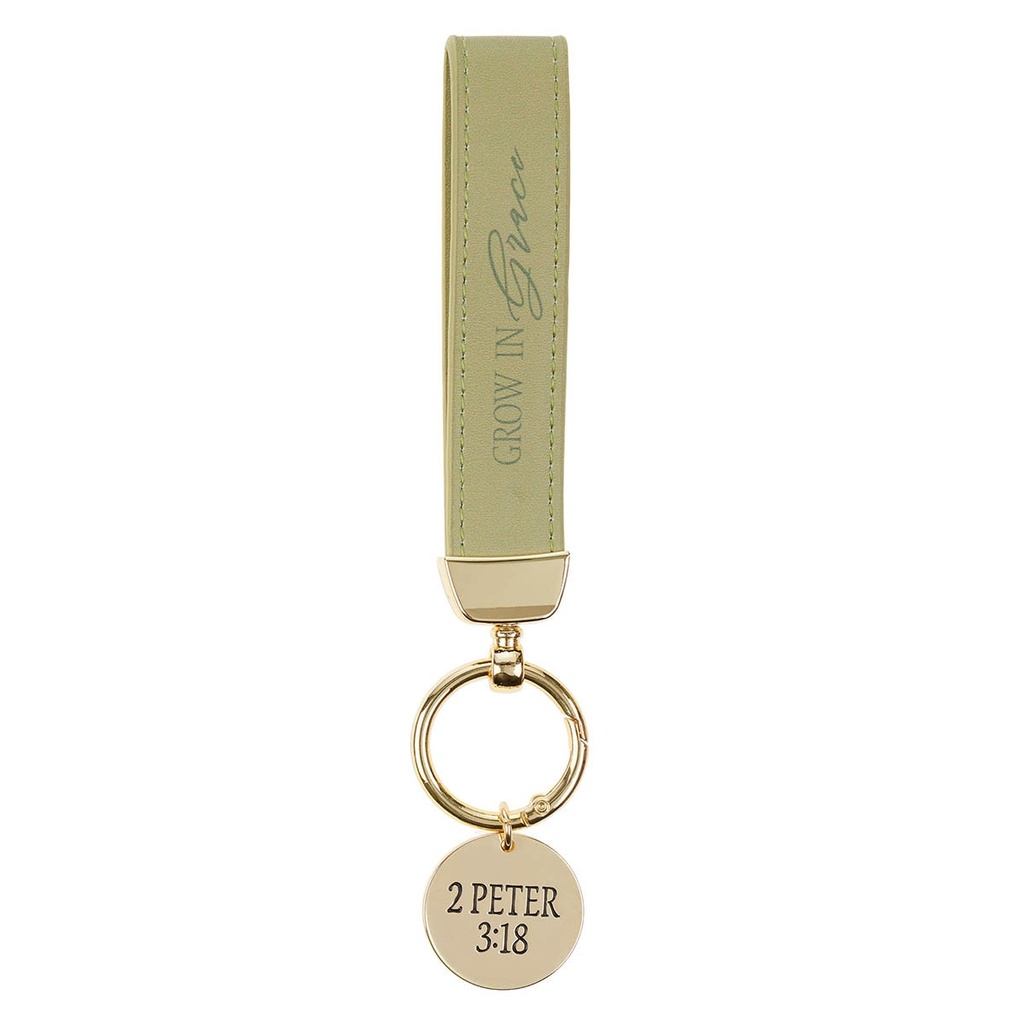 Keychain Wristlet Grow In Grace 2 Peter 3:18