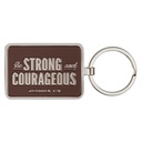 Keyring Brown Be Strong And Courageous Josh. 1:9