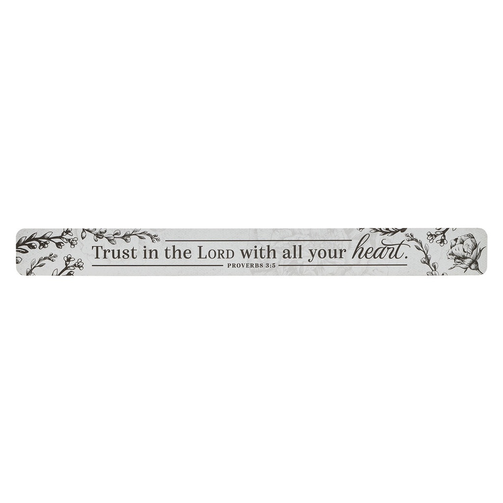 Magnetic Strip Trust In The Lord Monochrome Large