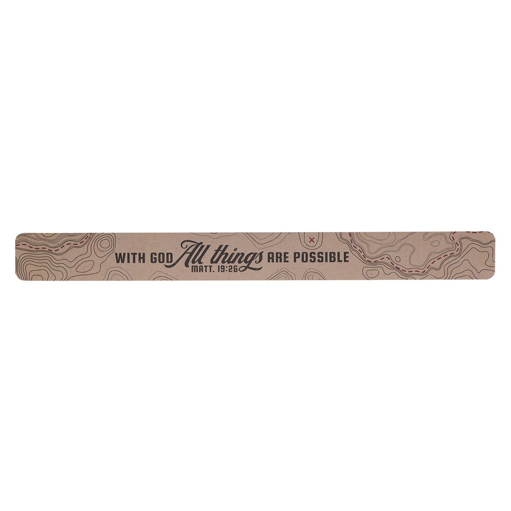 Magnetic Strip All Things Are Possible Tan Topography Large