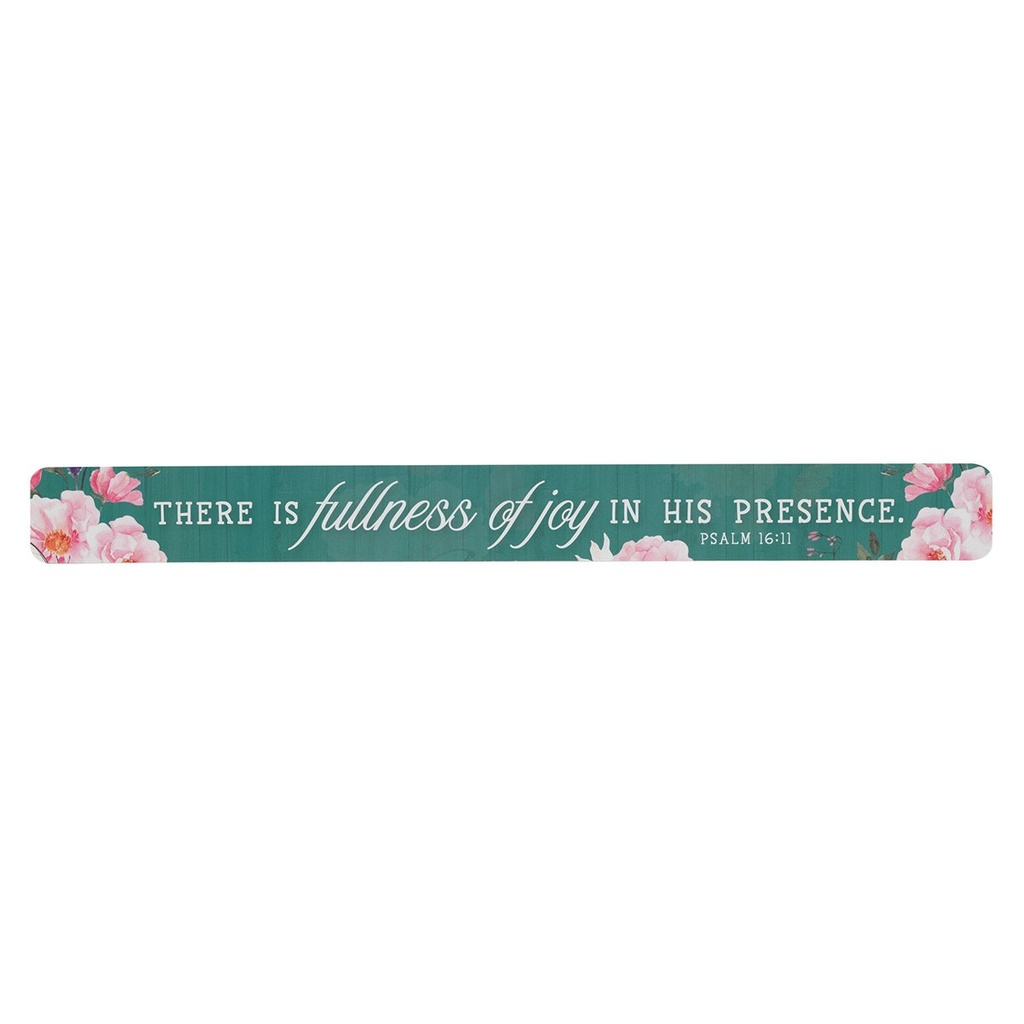 Magnetic Strip Fullness of Joy Teal Floral Large