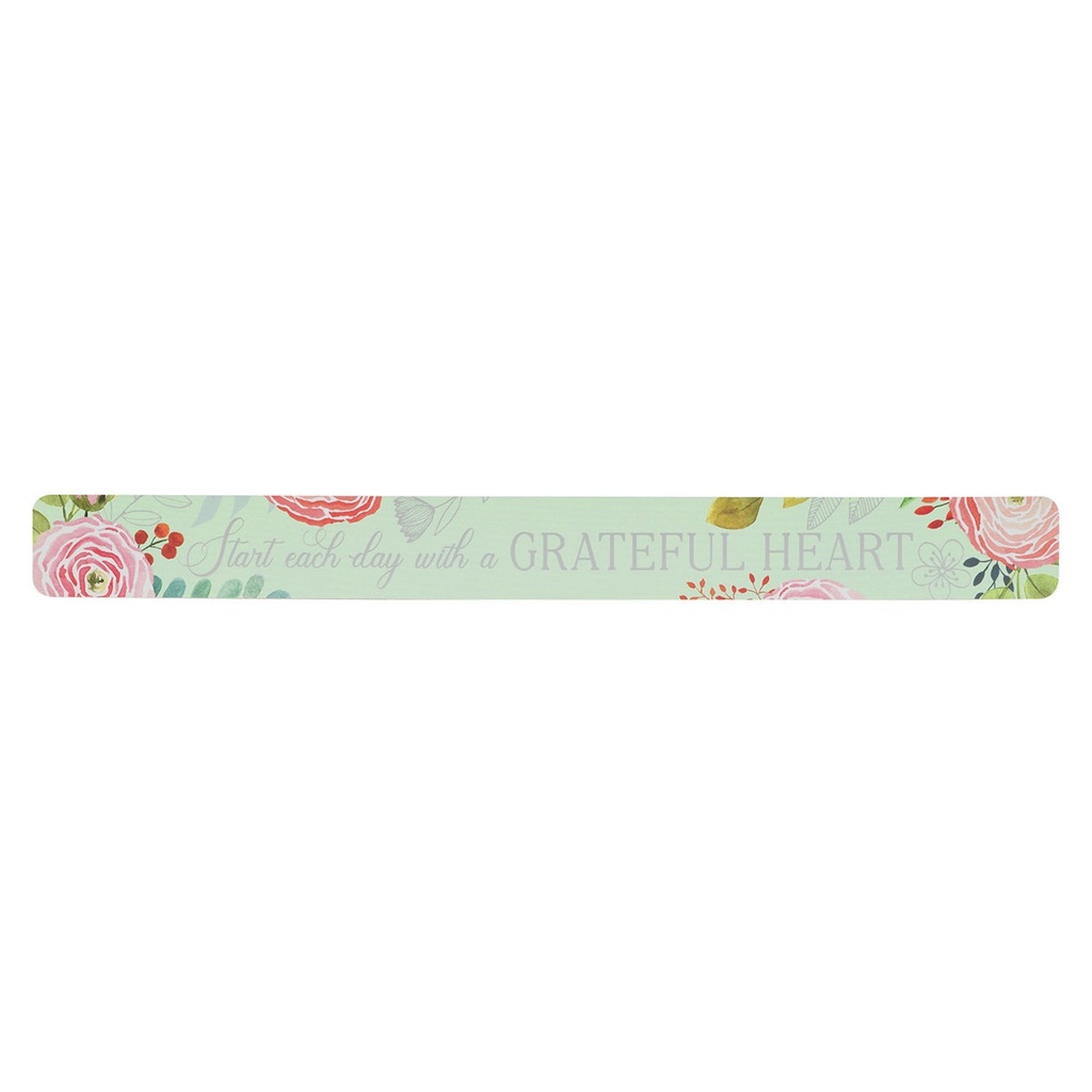 Magnetic Strip A Grateful Heart Floral Large