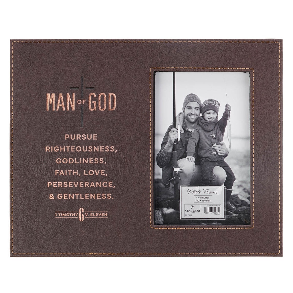 Photo Frame Brown Man of God 1 Tim. 6:11