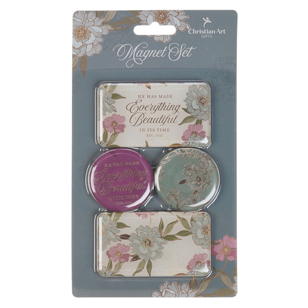 Magnet Set Everything Beautiful Whimsical Blooms