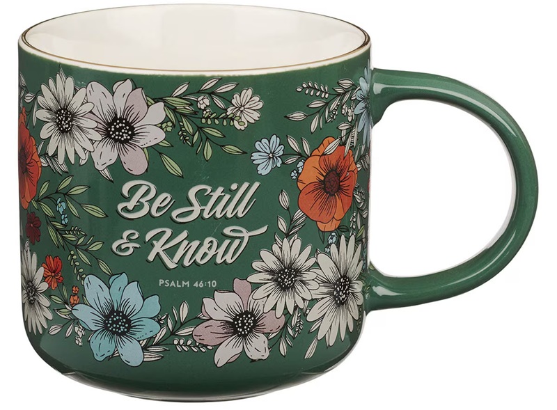 Mug Teal Be Still & Know Ps. 46:10