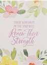 Notebook Renew Their Strength Yellow Floral Medium